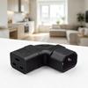 Small 90 Degree Left Bend C14 To C19 Adapters PVC Insulated Power Connectors for UPS and Powerful Applications