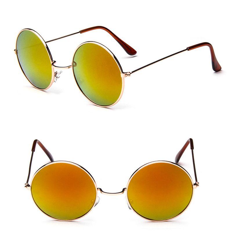 

Унисекс Стимпанк Винтажный Стиль 60-х 70-х Готические Очки С Защитой Uv400 Gold+Red