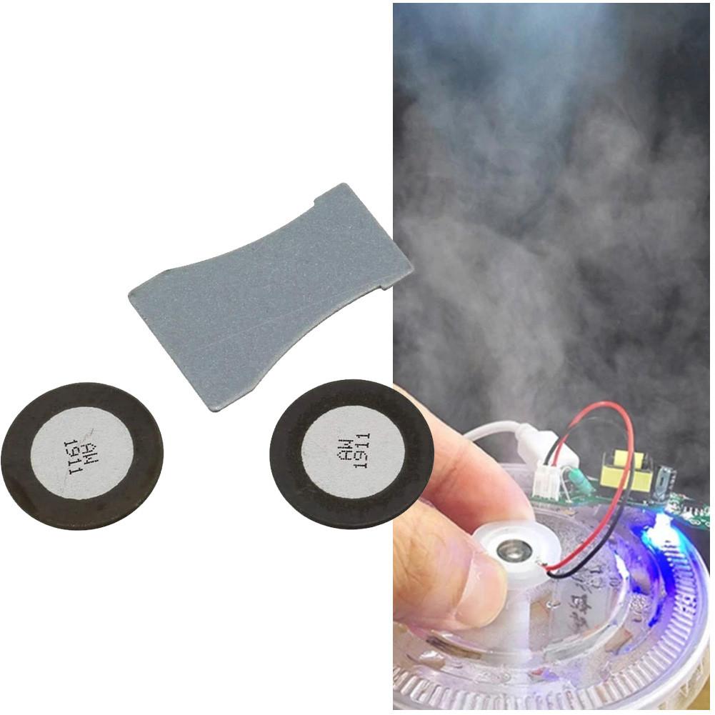 Glass Disk Transducer Discs Parts Set 2 Pack Accessories Ceramics Disks Electric Fire Heater For DIMPLEX Opti-Myst