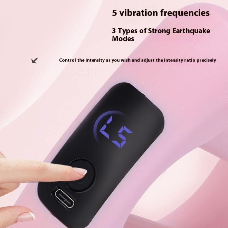 Portable Percussion Fascia Ring Usb Charging Massage Belt Vibrating Neck Membrane Massage Relaxation Shoulder Massage