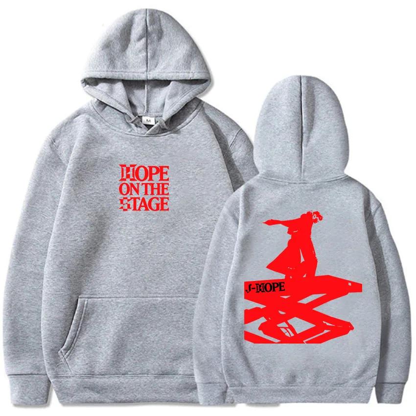 Pop Singer J-Hope's 2025 Stage Tour Features New Fashionable Men's and Women's Sportswear Hoodies and Street Hip-hop Pullovers