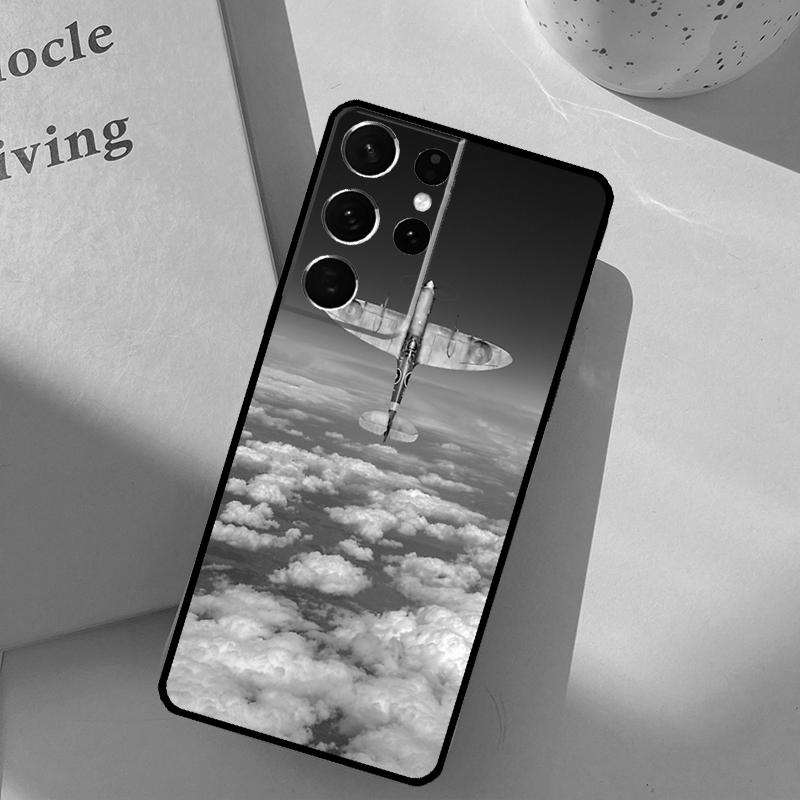 Airplane Aircraft Phone Case For Samsung Galaxy S24 Ultra S20 S21 S22 S23 S25 S9 S10 Plus S25 FE Cover Shell
