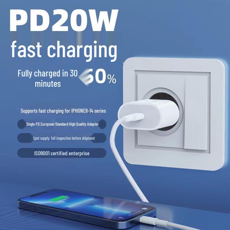 PD20W & PD30W Gallium Nitride Fast Charger: CE Certified, Euro Standard for Apple Phones