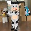 Adult Cow Mascot Cartoon Costume - Custom Performance Outfit