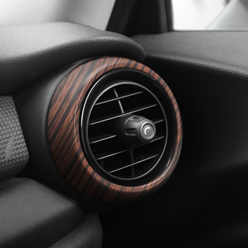 Kryt kroužku výdechu vzduchu do auta Pouzdro pro Mini Cooper One S JCW F55 F56 F57 Karbonové vlákno Kryt Pouzdro Dekorace Nálepka Příslušenství