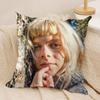 Singer A-Aurora Cushion Cover Soft Plush Double-Sided Printed Sofa Pillow Cushion Cover | Cozy All-Season Durable Decor Gift