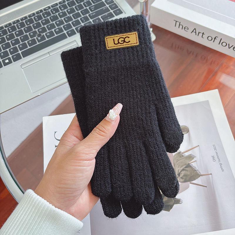 Melaude Winterhandschuhe mit Fleecefutter - Dick, warm, Touchscreen-kompatibel zum Fahren und Reiten