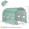 Greenhouse Film, 3 x 2 x 2 m, Waterproof Garden Film with UV Protection, Plastic Film without Frame, Cover Tarp, Green