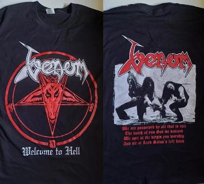 Cehenneme Hoş Geldiniz Venom Band 2 Yüzlü Tişört Unisex Tüm Beden