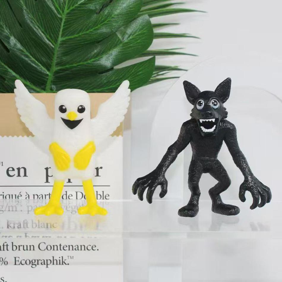 12 Stück/Set 99 Nächte im Wald Hirsch Spielzeug Film Kuscheltiere Hirsch Spielzeug Fans Geburtstagsgeschenke Spielzeug für Kinder Halloween Geschenk