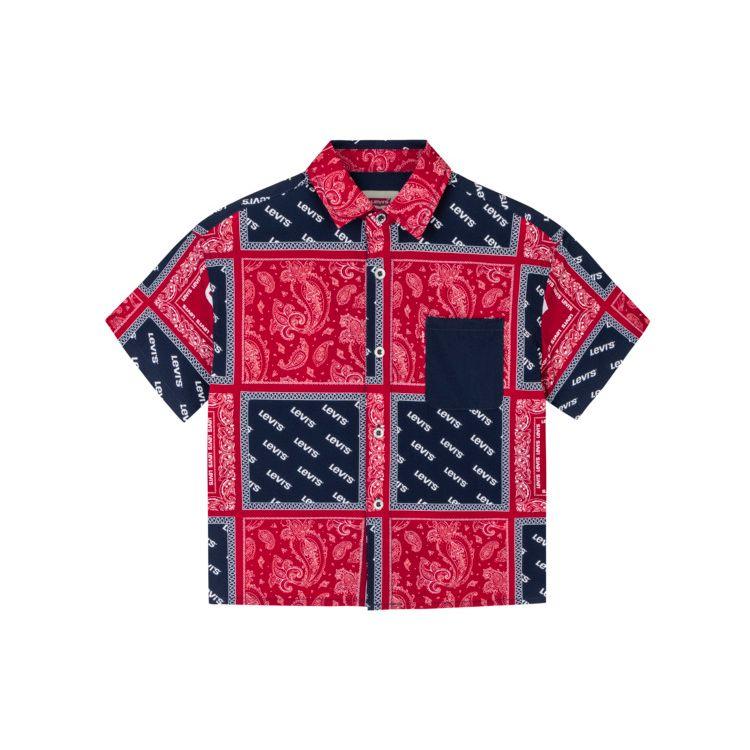 

Levis Fashion Short Sleeve Open Collar Shirt Kids tops Summer Teen Chili-Red LV2422201GS-002 XL