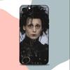 E-Edward movie Scissorhands  Phone Case For iPhone 15,13,16,12,11,17,14,Plus,Pro,Max,XS,XR,X,SE,Mini,Soft Silicone Black Cover
