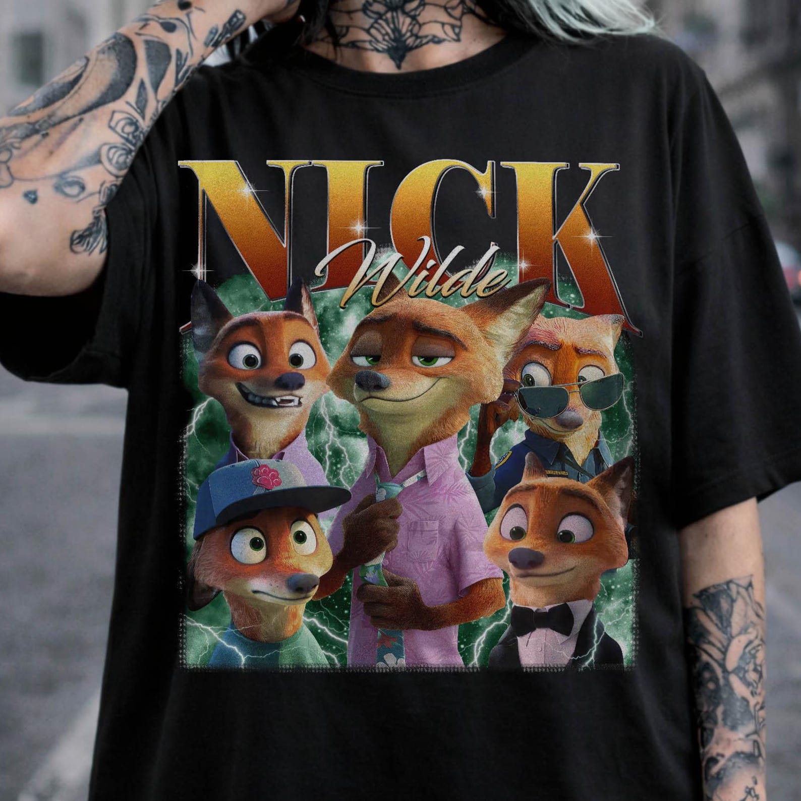 Disneyland Zootopia Nick Wilde Shirt, Judy Hopps and Nick Wilde T-shirt, Zootopia 2 2025, Disneyland Family Trip 2025 S
