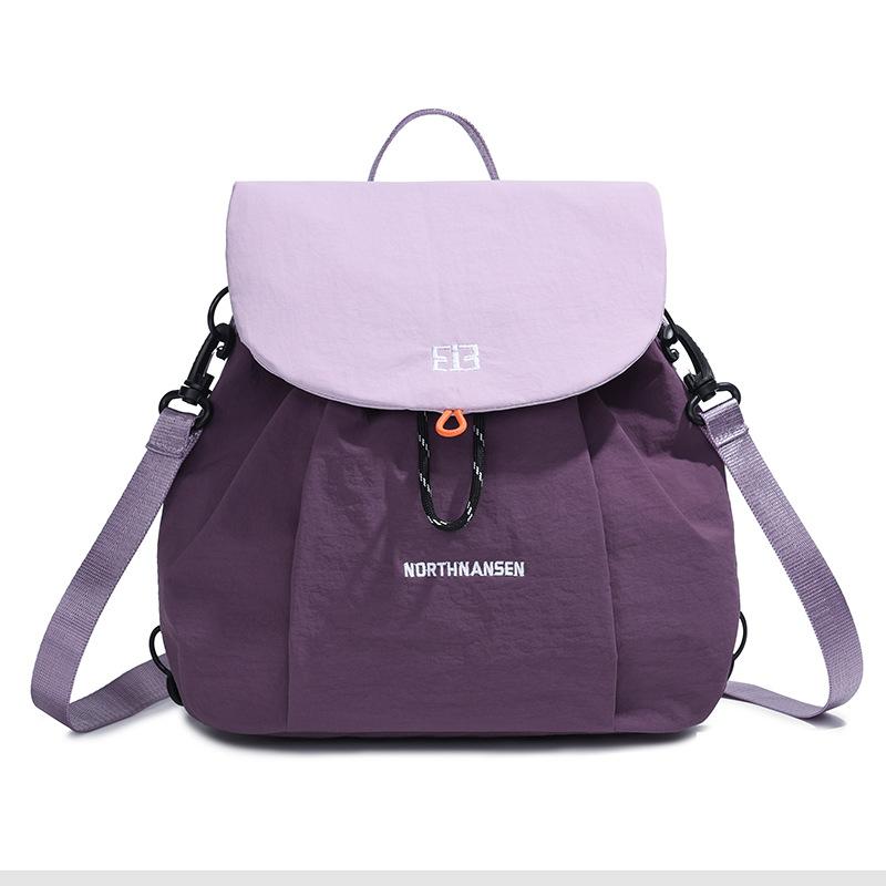 

Men and Women Same Style Backpack for Students Korean Version of Backpack Large Capacity College Style School Bag Casual Travel Bag фиолетовый