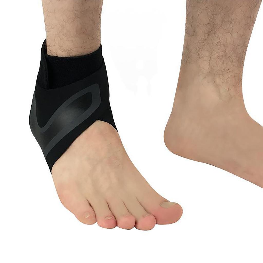 Pair of Sports Ankle Brace Prevent Injury Lightweight Breathable Black Ankle Support for Women Men