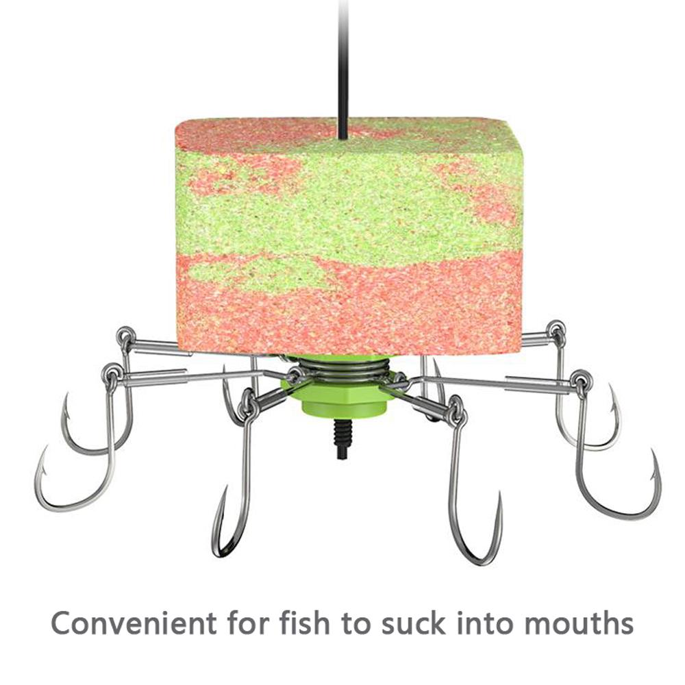 Crab Steel Flap Explosion Hooks 6/8 Claw for Square Bait Squid Fishhook Carbon Easy Carp Fishing Jig Hook Tackle Accessories 260319