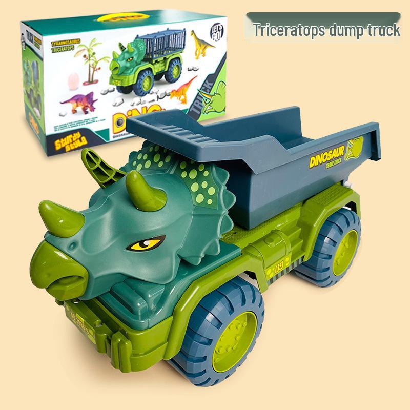 Dinosaurier Bagger Spielzeug: Tyrannosaurus Rex Transportfahrzeug für Kinder