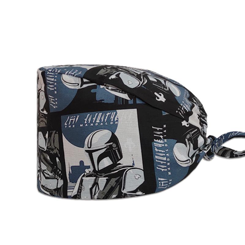 Women's Cotton Surgical Cap - Cartoon Print Nurse & Dentist Hat