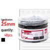 Deli 25mm Black Long Tail Paper Clips