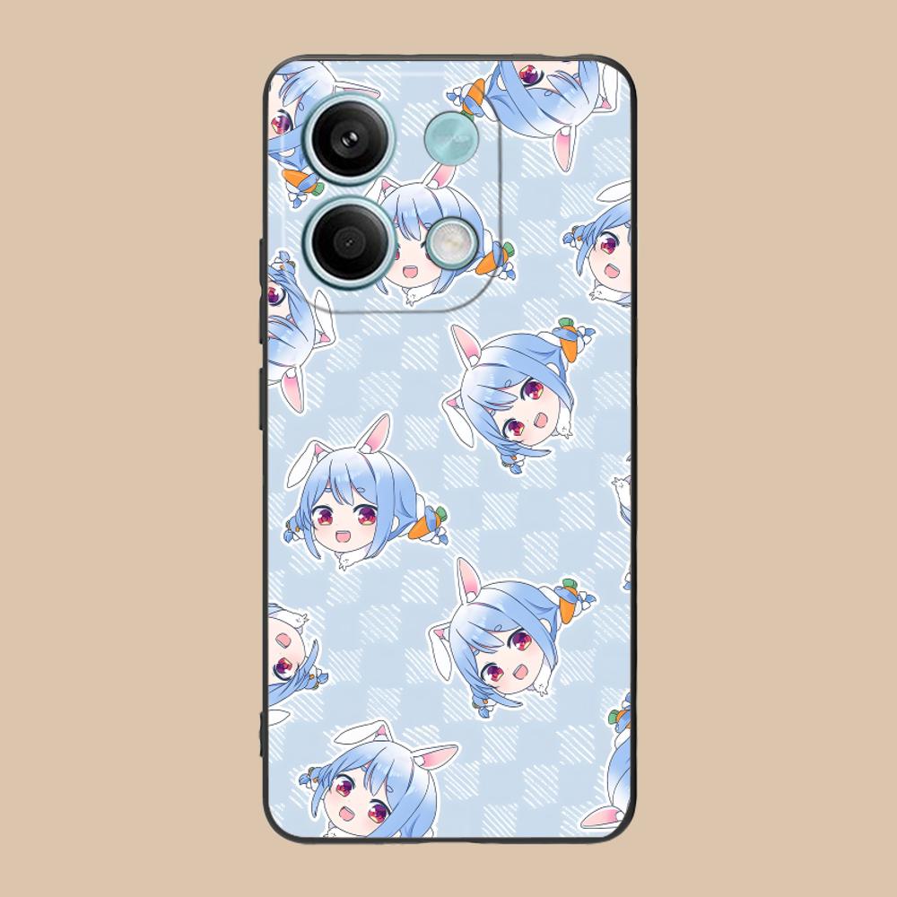 Holo Usada Pekora Matte TPU Mobile Phone Case for POCO M7 M6 M5 M4 M3 X7 X6 X5 X4 X3 Pro GT 5G Colorful Printing Cover