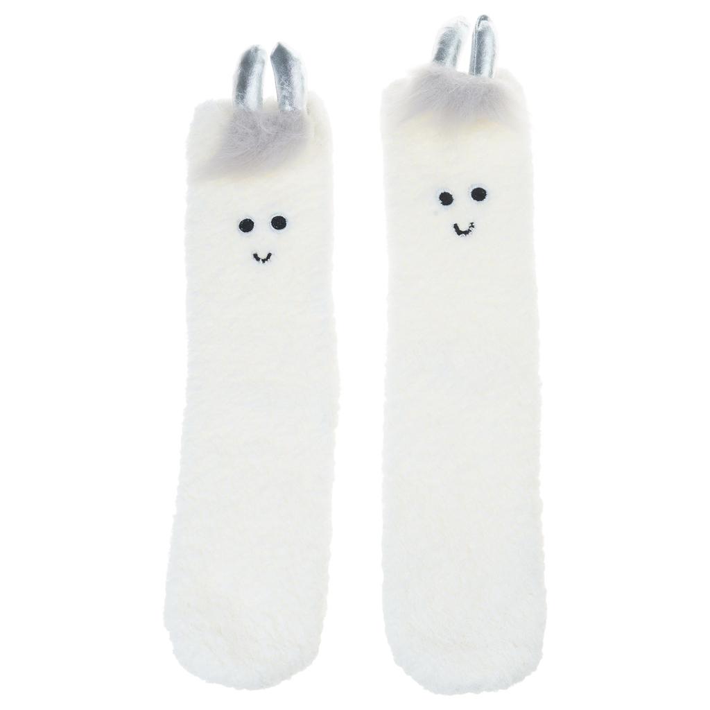 Women Cute Animal Fuzzy Socks Thick Winter Coral Fleece Indoor Home Sleep Socks