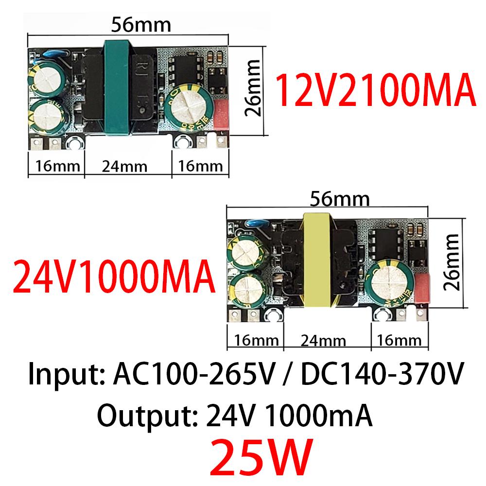 AC-DC 5V6V10V12V24V 450//800/1000/2100mA 5W Precision Buck Converter AC 220V To 5V DC Step Down Transformer Power Supply Module