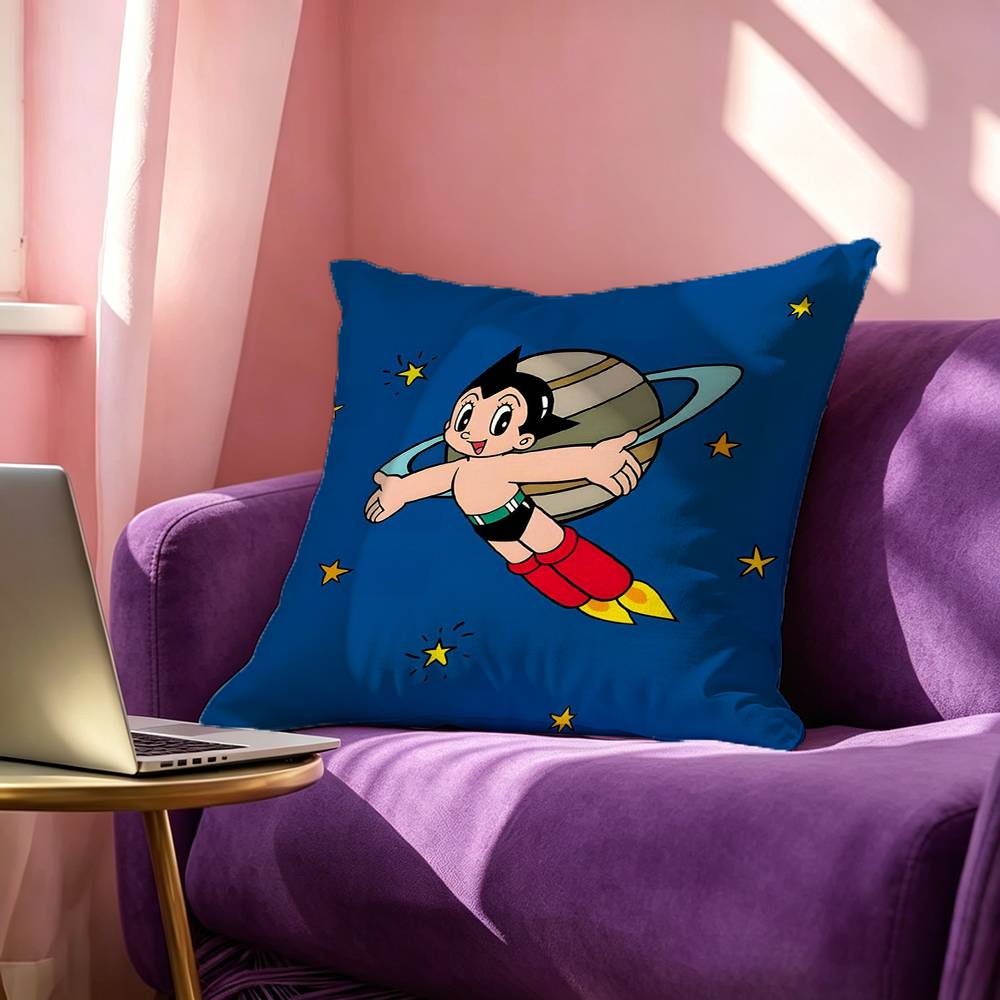 AAA A-Astro Boys S Square Double-Sided printed Pillow Case Bedroom Bedside Pillow Sofa Cushion Cover