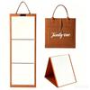 Can Be Flat Can Be Stand Portable Folding Full-Length Mirror Multifunctional Makeup Mirror  Camping