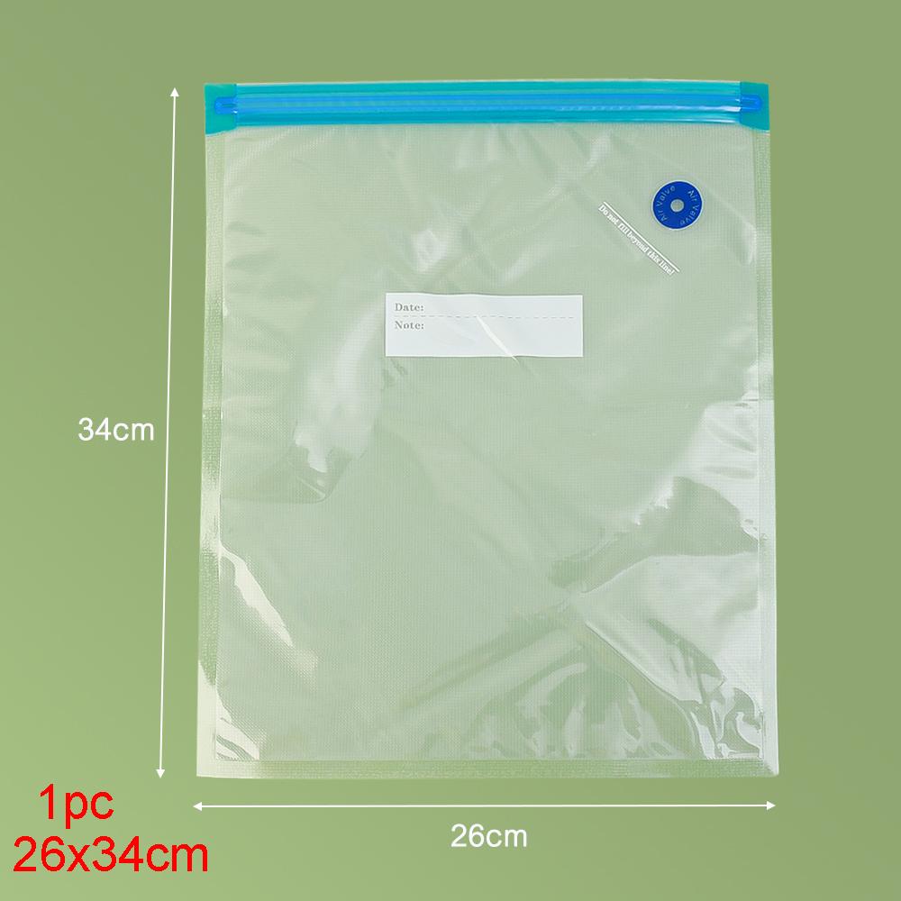 10Pcs Vacuum Sealed Food Bags Food Storage Bag with Sealing Pump Household Food Sealer Air Valve Bag Sealing Small Large Size