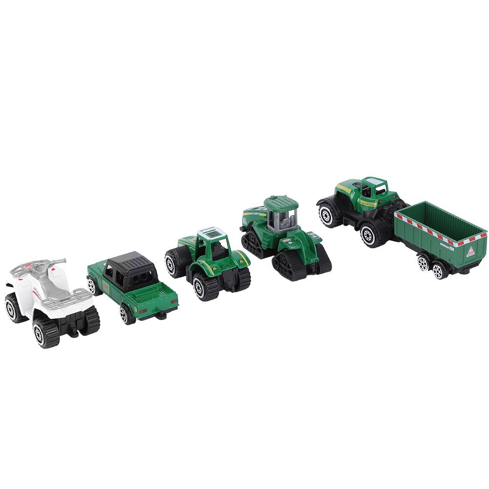 1:64 Alloy Car Model Highly Simulation Engineering Vehicle Children Car Model ToyGreen