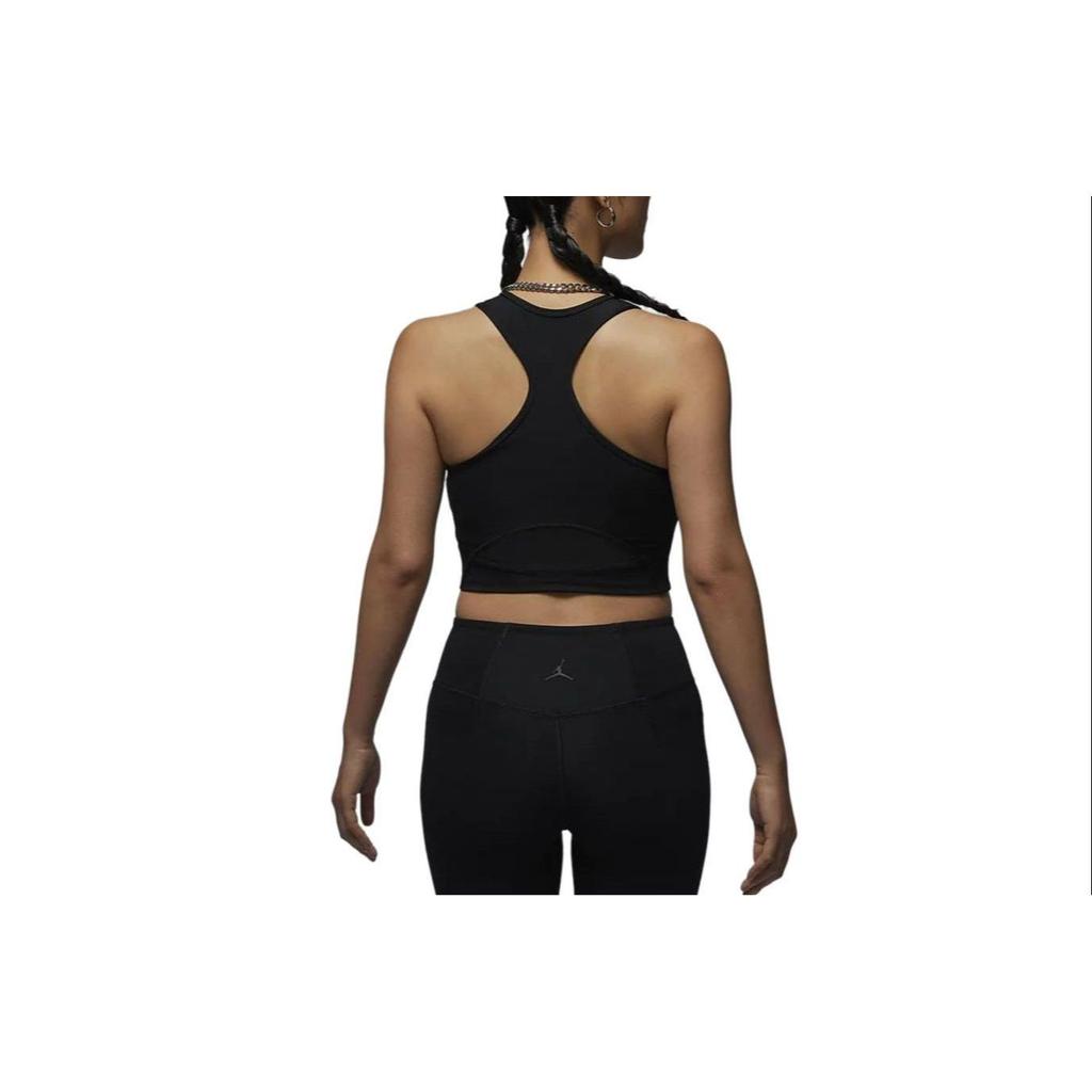 Jordan Sport Solid Quick-Dry Stretch Casual Sports Tank Top Women Tops Black FN5157-010