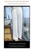 Lekasha Women's High-Waist Cashmere Velvet Wide-Leg Pants