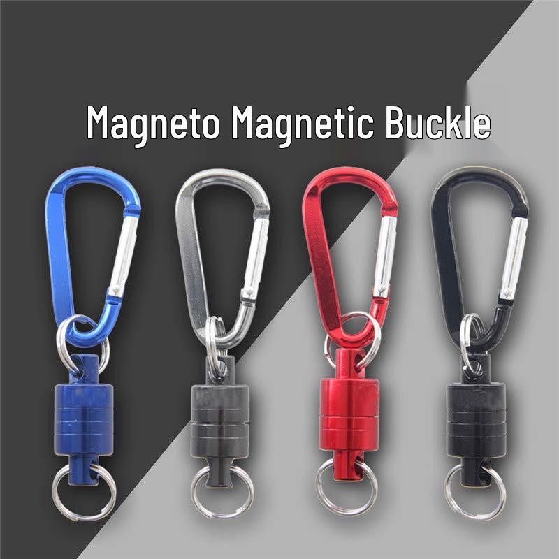 Strong Magnetic Climbing Buckle: Portable Anti-Lost Rope for Outdoor Fishing & Wireless Use