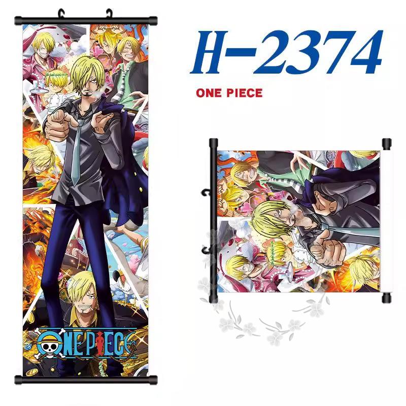 Latest O-One P-Piece Poster Scroll Painting Peripheral Hanging Painting Bedside Living Room Background Wall Cloth Painting