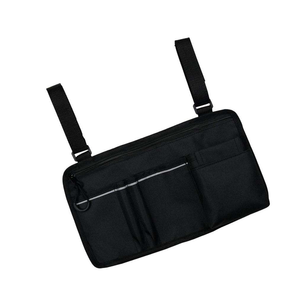 Waterproof Wheelchair Side Armrest Pouch Bag For Cup Pill Box Accessories