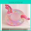 Unicorn Pattern Inflatable Swimming Ring For Kids And Adults Thick 0.24mm Pvc Material