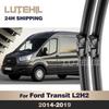 For Ford Transit L2H2 2014-2019 2015 2016 2017 2018 Wiper Front Wiper Blades Windshield Windscreen Window Brush 30"+20"