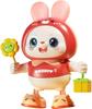 Musical Dancing Bunny Toy for Kids, Head-Up Training Dancing Bunny Toy (Pink)