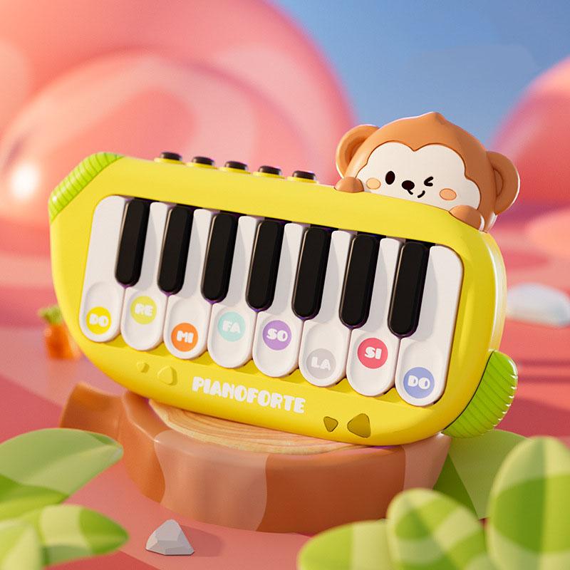 Children Multifunctional Pocket Piano Cute Pet Music Electronic Piano Baby Toy Educational Early Childhood Beginner Starter Toys