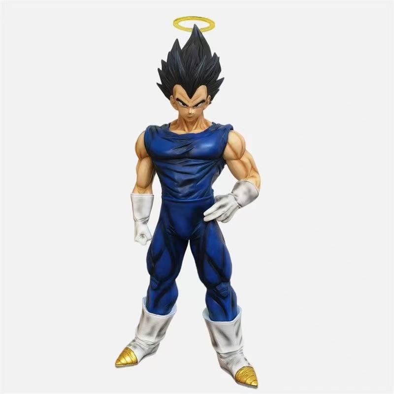 Dragon Ball Hell Vegeta Light Sphere Vegeta Teleportation Sitting Pearl Battle Suit Figure Model GK