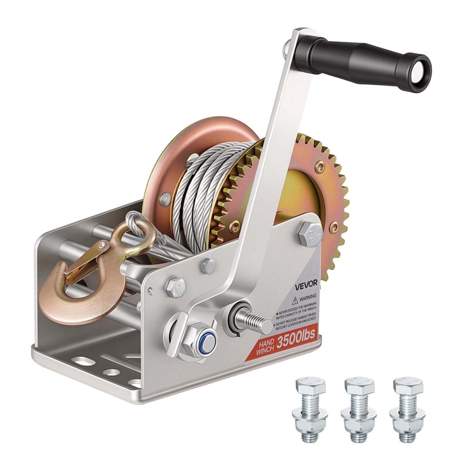 VEVOR Boat Winch, 1588 kg Hand