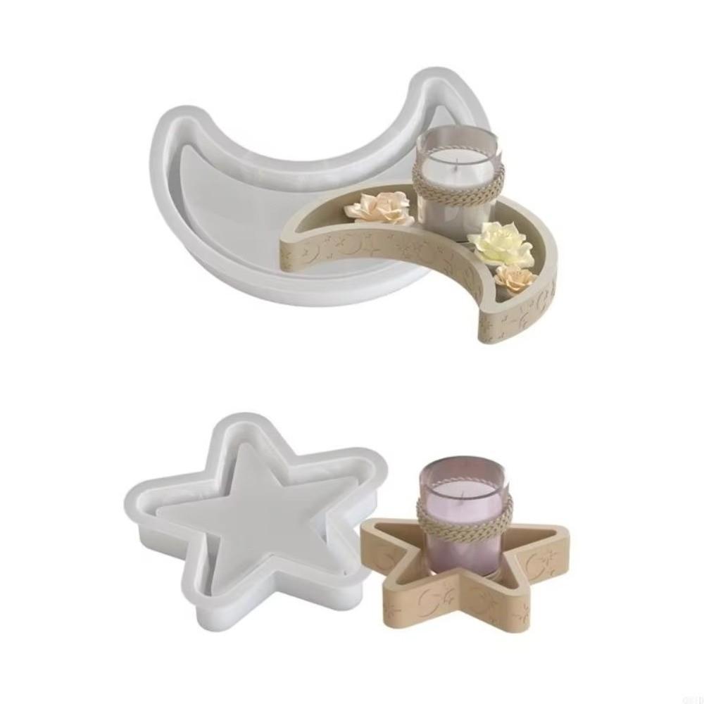 Non-Stick Candlestick Mold High Temperature Resistance Plaster Molds  Party Decoration