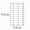 10 Sheets Water Transfer Tear Mole Fake Stickers Art Temporary DIY Tear Mole Stickers Waterproof Round