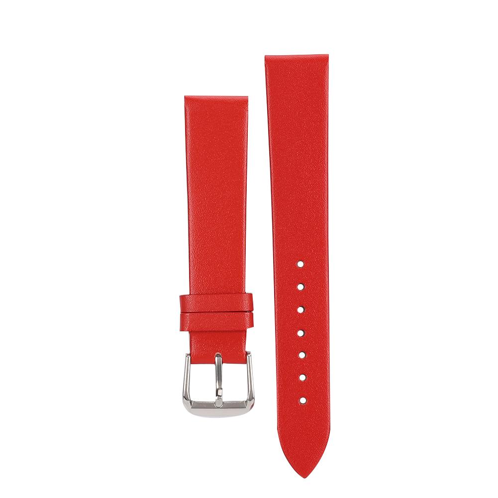 1 Pair PU Leather   Unisex Pin Buckle Watch Band Replacement Watch Strap (19mm)