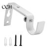 Curtain Rod Bracket Heavy Duty 1/2/3Pcs Adjustable Brackets Easy Installation Window Drapery Strong Support Hanger Hooks Living Room Bedroom