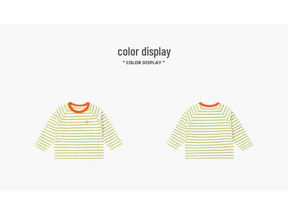 Dududu Kids' Striped Long Sleeve T-shirt - Spring 2025 New Arrival for Boys & Girls