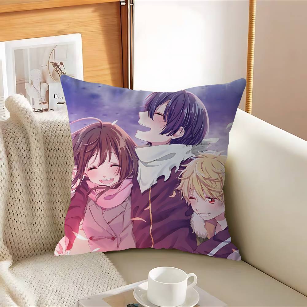 Anime N-Noragami Pillow Cushion Cover Pillowcase Living Room Sofa Home Decor Customized