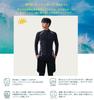 Rashguard Swimwear Long Sleeve Leggings Surf Pants Fitness Swimwear Top and Bottom Set Set Men UV Protection Large Size Amphibious Hot Spring Swimming
