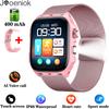 New Smart Watch Men 2.0" HD Screen LED Flashlight 400mAh Large Battery Heart Rate Outdoor Sport Waterproof BT Call Smartwatch