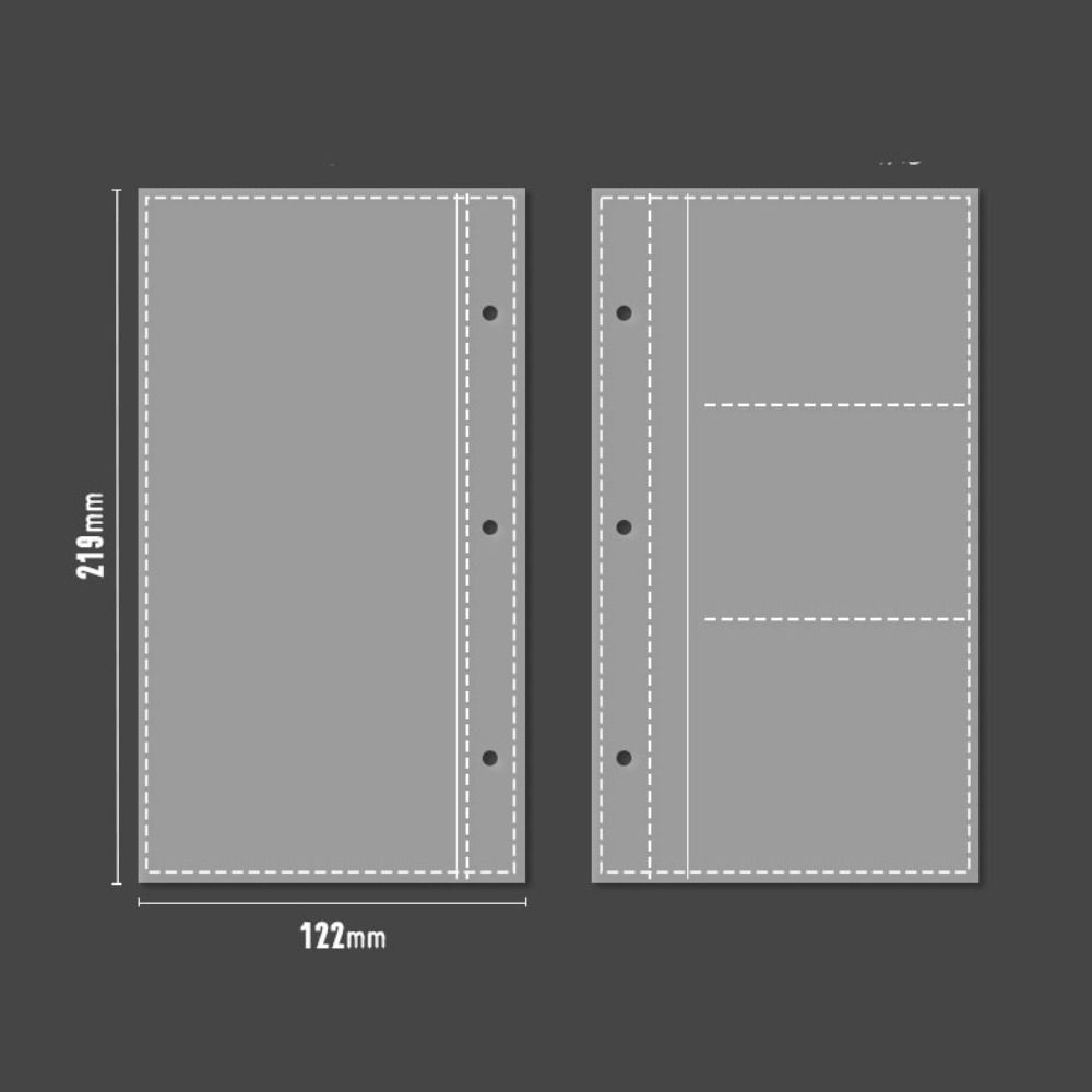 PU Leather Money Budget Binder Loose-leaf Savings Challenges Notbook Bill Planner Binder  Gifts